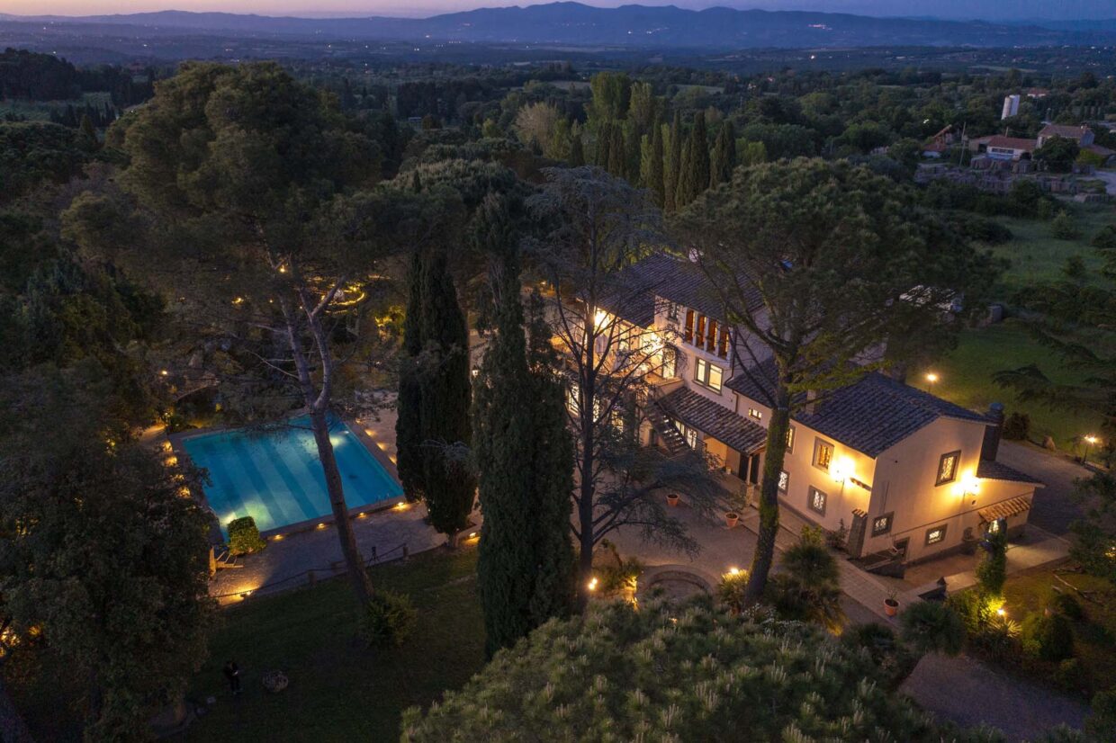 villa giulia di notte