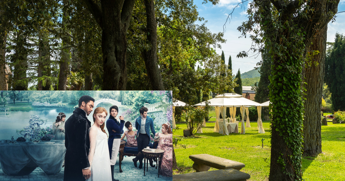 matrimonio a villa giulia in stile bridgerton