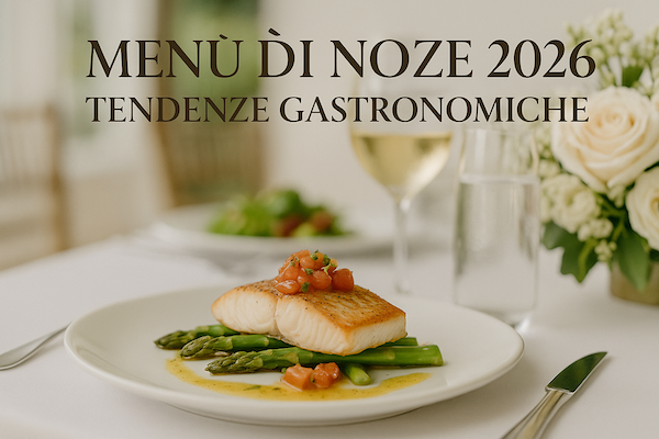 menù nozze 2026