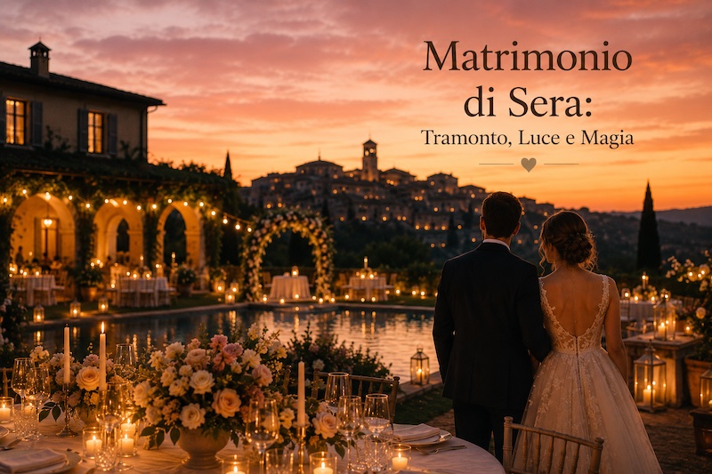 Matrimonio Serale Villa Giulia