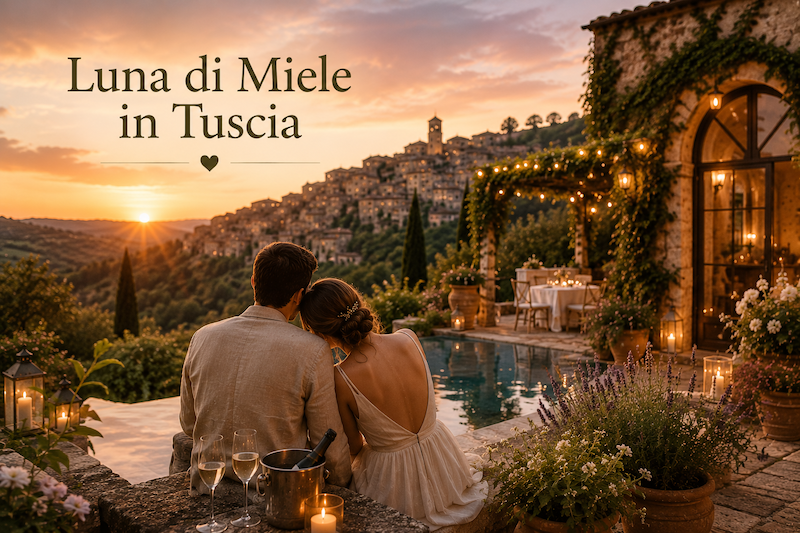 luna di miele in tuscia
